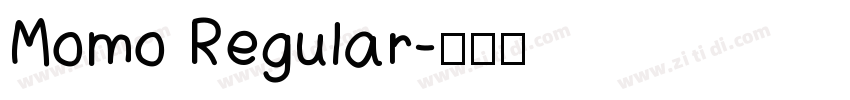 Momo Regular字体转换